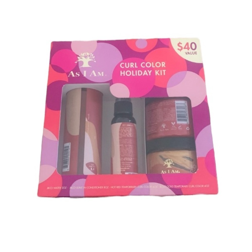 As I Am | Curl Color Holiday Kit Temporary Hair Color & Conditioner